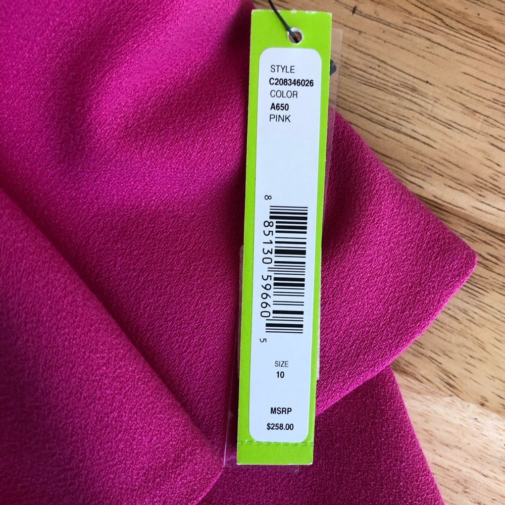 NWT Alice+Olivia Pink Peplum Pencil Skirt - Picture 7 of 10